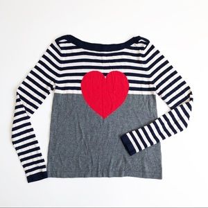 Keds Heart and Stripes Sweater
